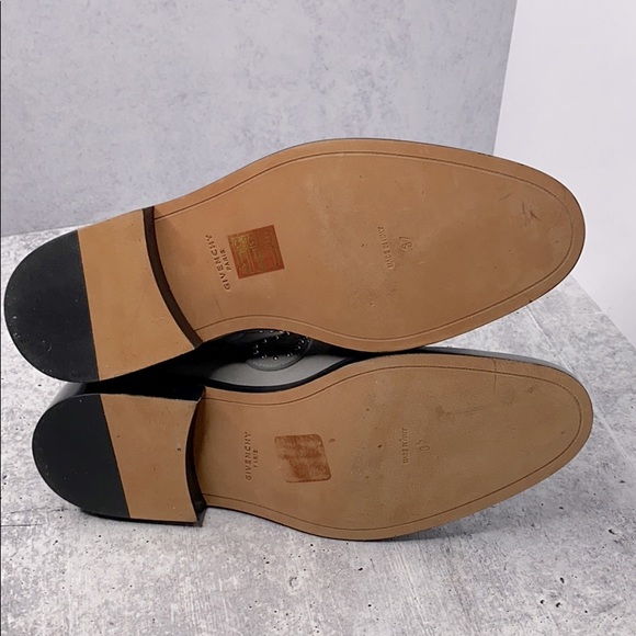 Givenchy Gray Elegant Studded Suede Ankle Boots 37 - Picture 13 of 14